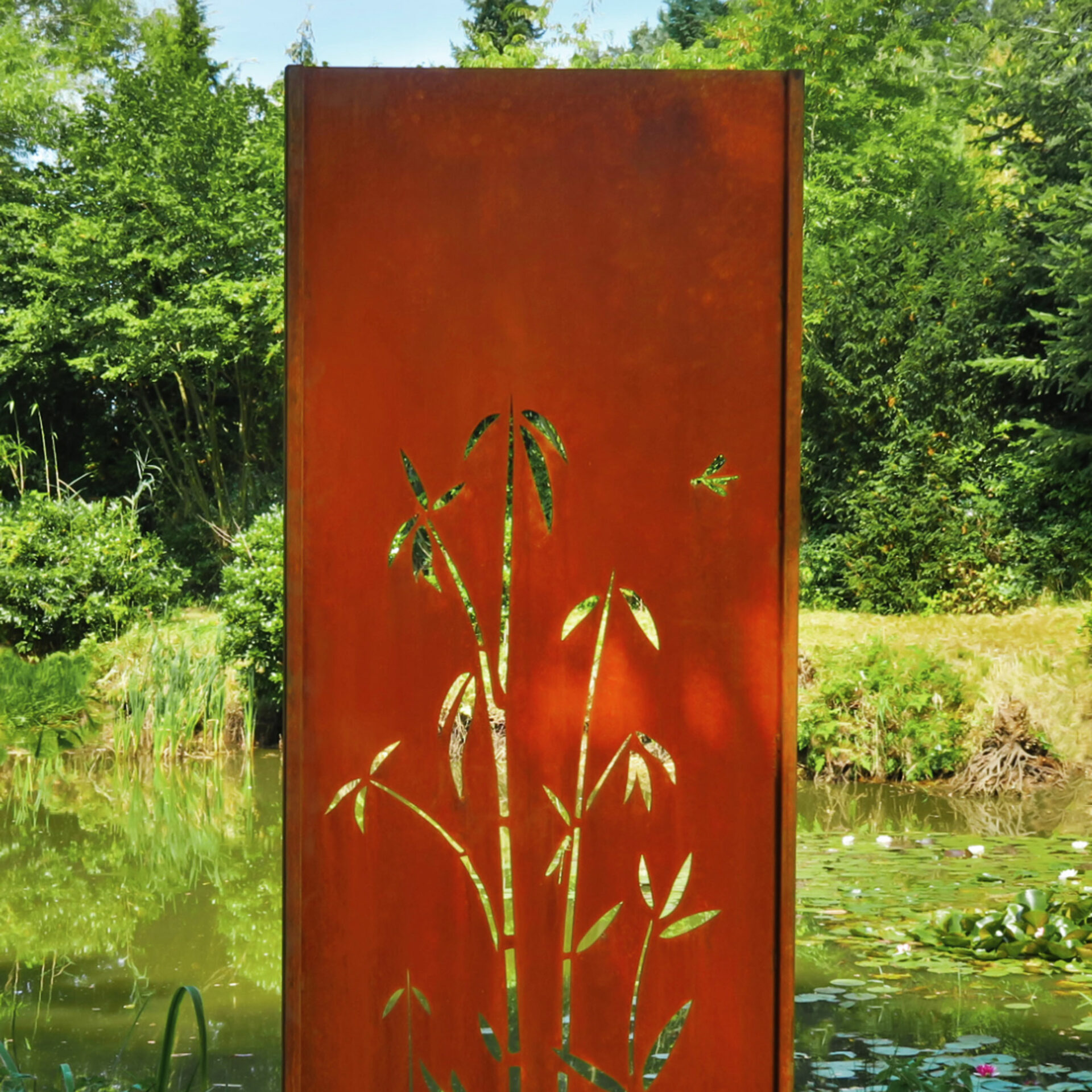 Gartenwand Bambus0<br>75×195 cm