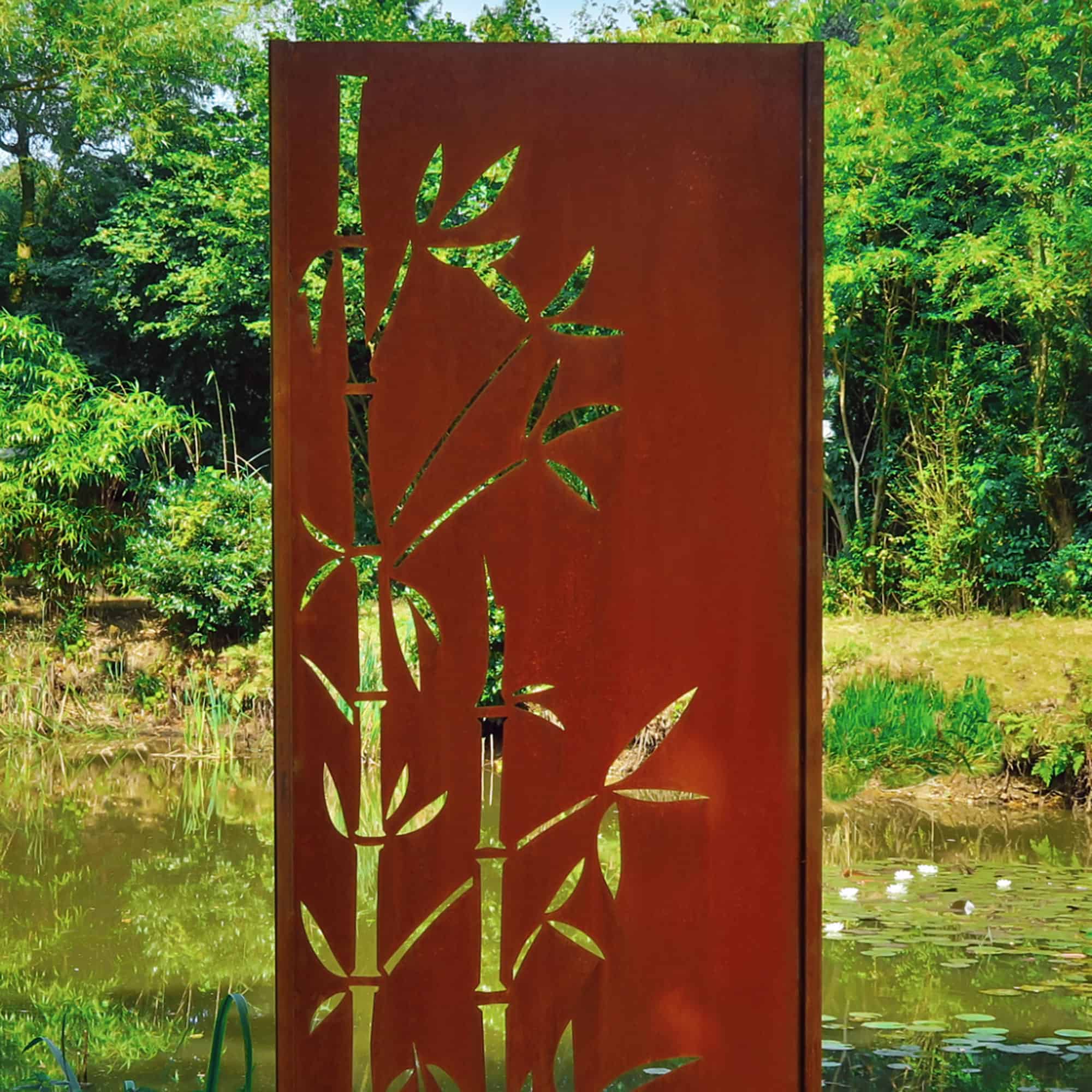 Gartenwand Bambus1<br>75×195 cm