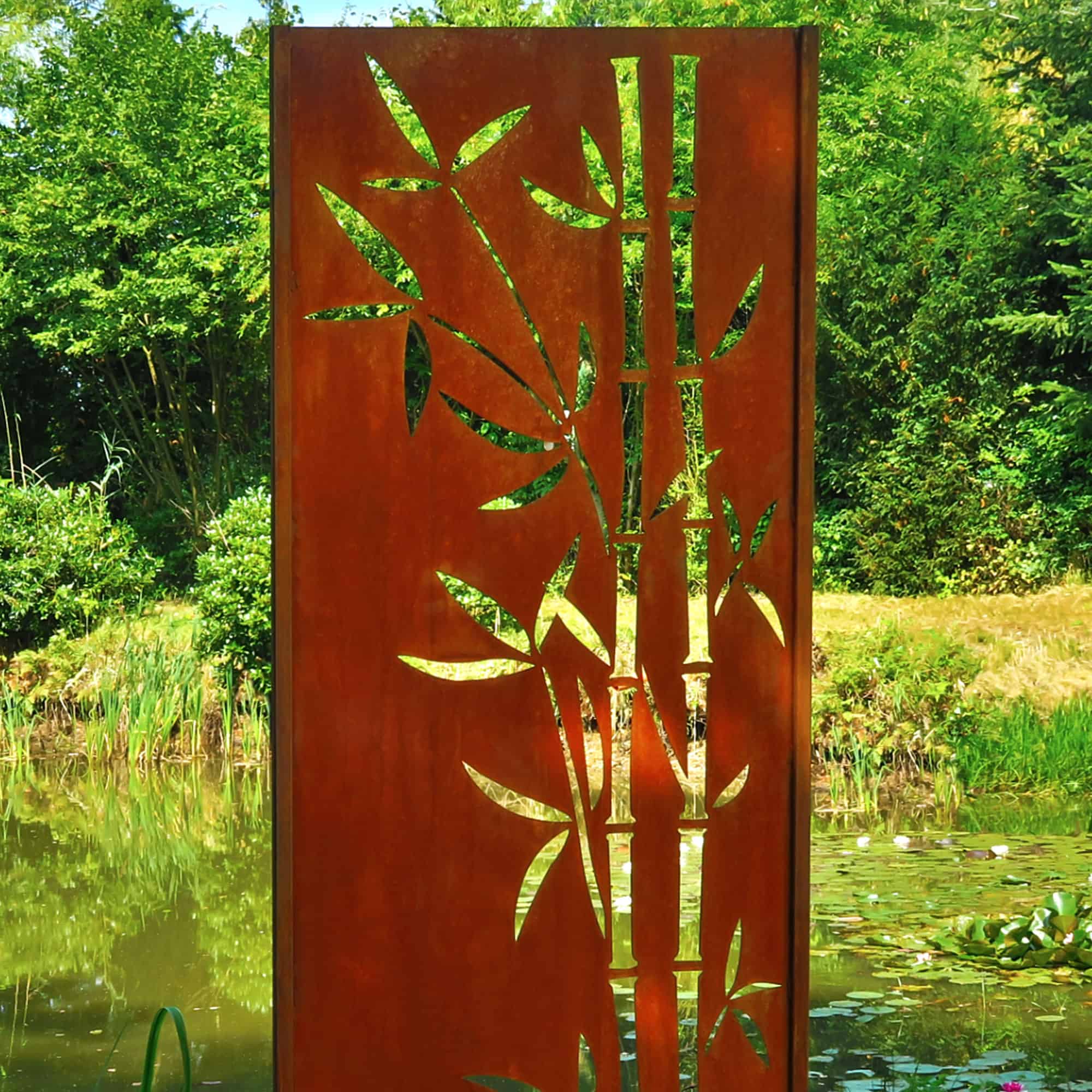 Gartenwand Bambus2<br>75×195 cm