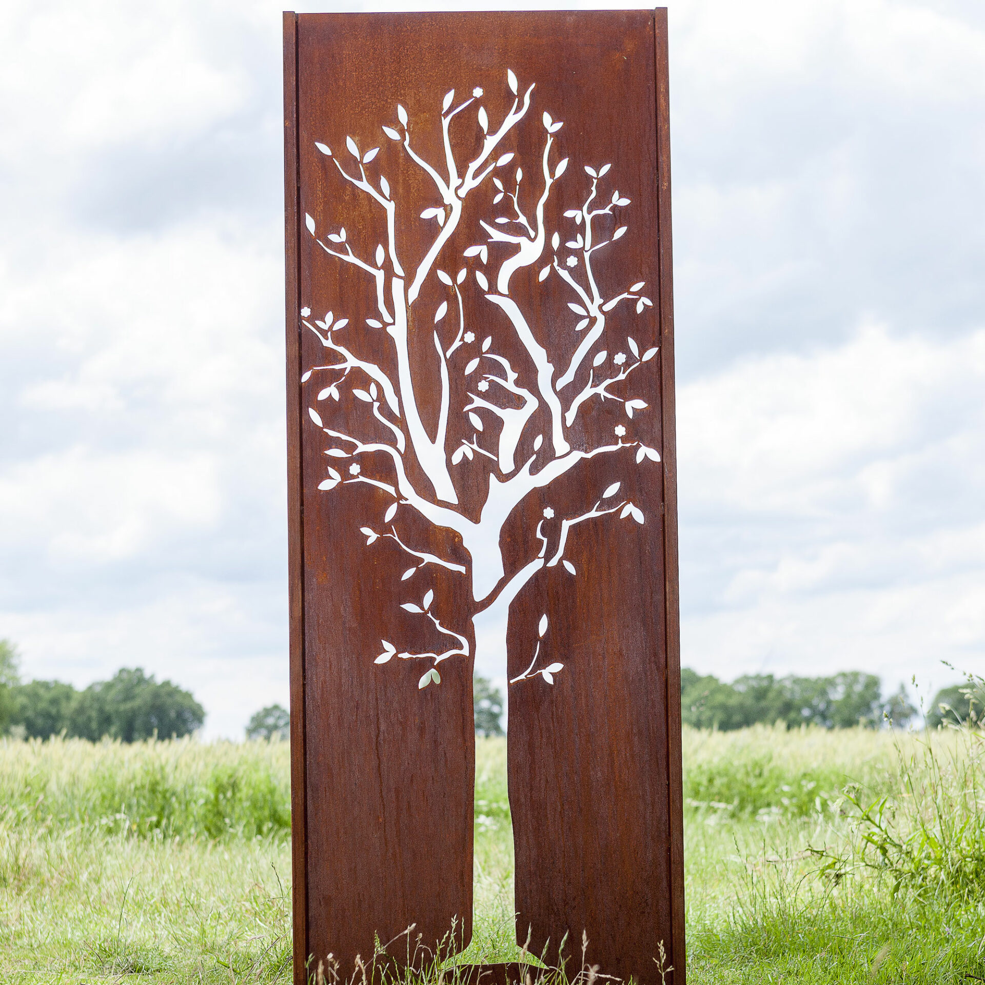 Gartenwand Baum4<br>75×195 cm