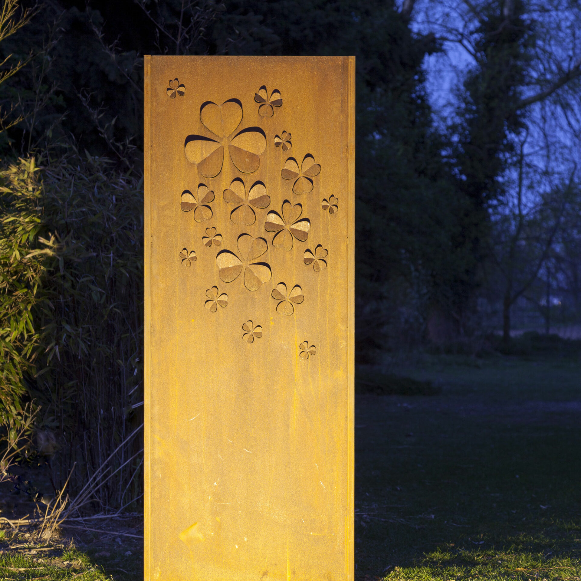 Gartenwand Klee<br>75×195 cm